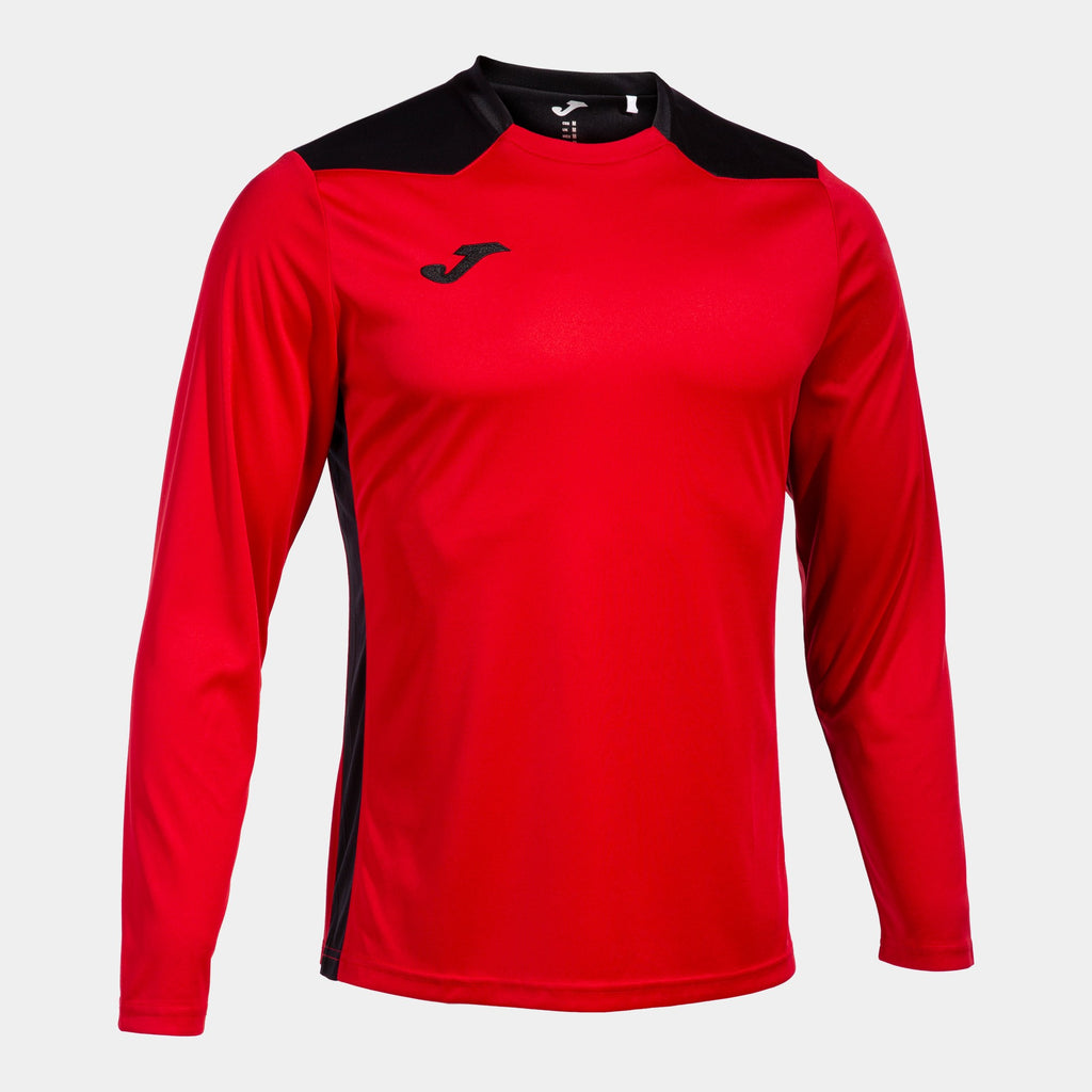 Joma Championship VI Shirt LS (Red/Black)