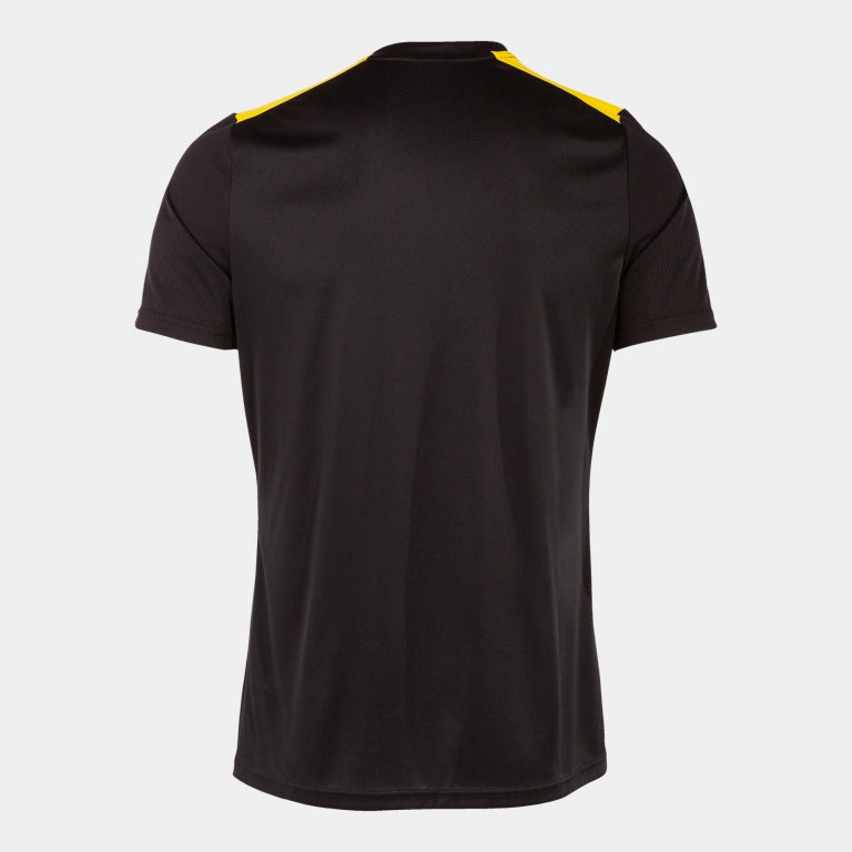 Joma Championship VII Shirt SS (Black/Yellow)