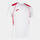 Joma Championship VII Shirt SS (White/Red)