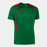 Joma Championship VII Shirt SS (Green Medium/Red)
