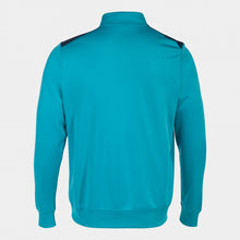 Load image into Gallery viewer, Joma Championship VII 1/2 Zip Sweatshirt (Turquoise Fluor/Navy)