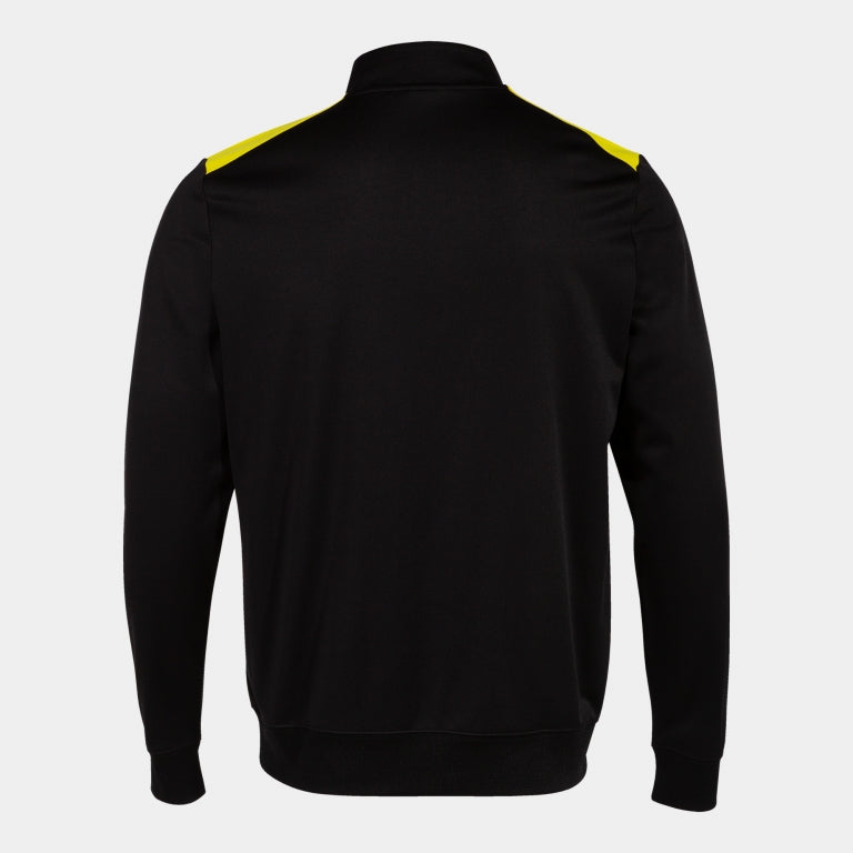 Joma Championship VII 1/2 Zip Sweatshirt (Black/Yellow)