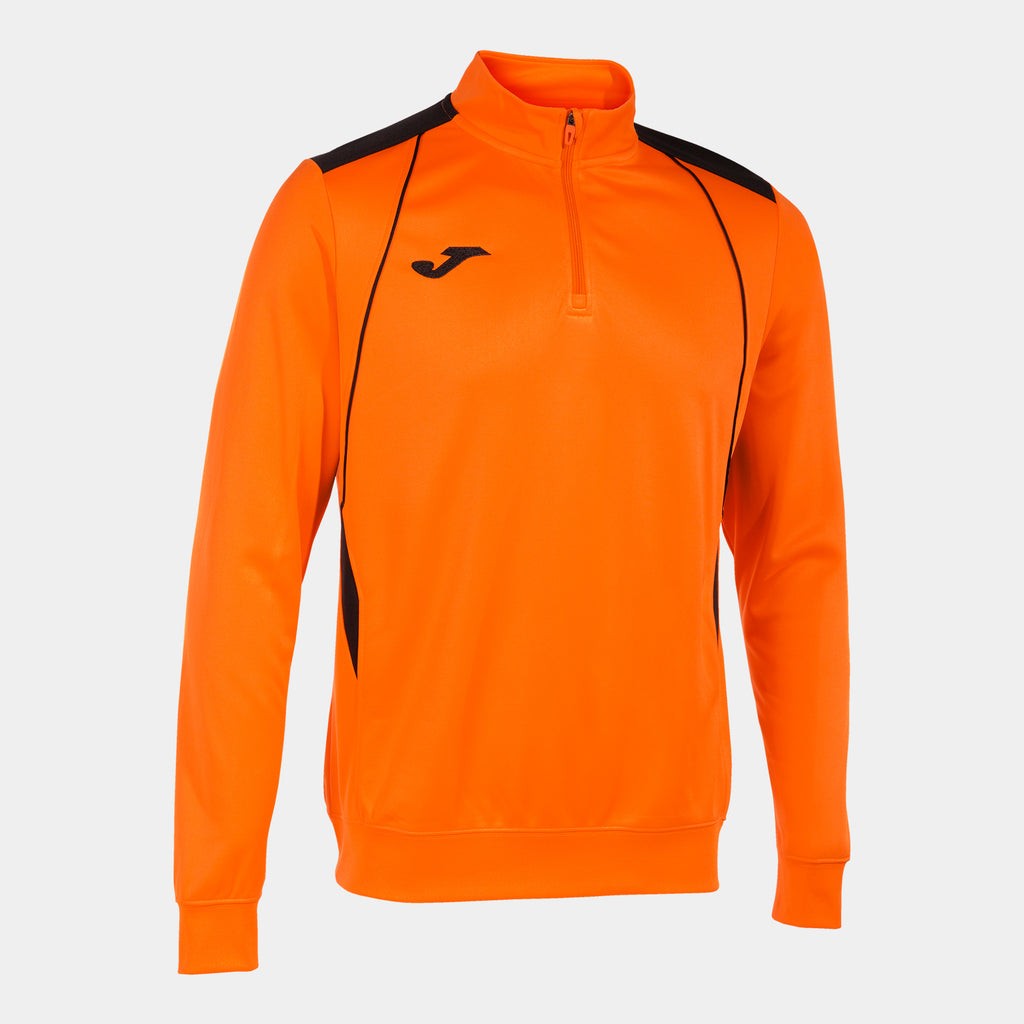 Joma Championship VII 1/2 Zip Sweatshirt (Orange/Black)