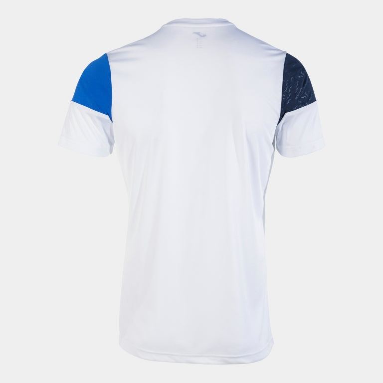 Joma Crew V Shirt (White/Royal)