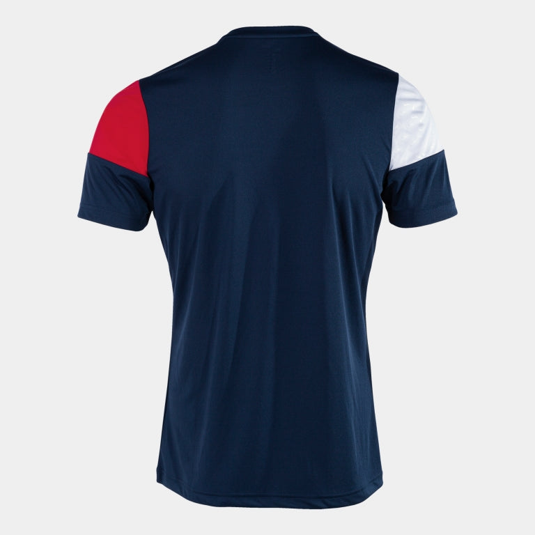 Joma Crew V Shirt (Dark Navy/Red)