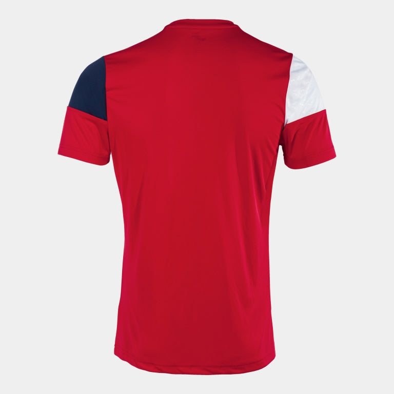 Joma Crew V Shirt (Red/Dark Navy)