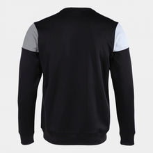 Load image into Gallery viewer, Joma Crew V Sweatshirt (Black/Medium Grey/White)