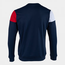 Load image into Gallery viewer, Joma Crew V Sweatshirt (Dark Navy/Red/White)