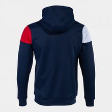 Load image into Gallery viewer, Joma Crew V Hoodie Jacket (Dark Navy/Red/White)