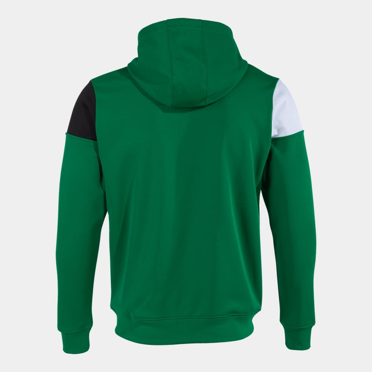 Joma Crew V Hoodie Jacket (Green Medium/Black/White)