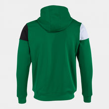 Load image into Gallery viewer, Joma Crew V Hoodie Jacket (Green Medium/Black/White)