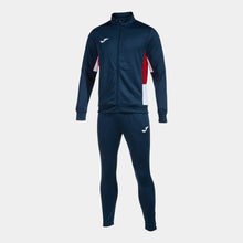 Load image into Gallery viewer, Joma Danubio II Tracksuit (Dark Navy/Red/White)