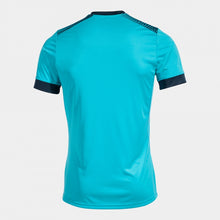 Load image into Gallery viewer, Joma Eco-Supernova T-Shirt (Turquoise Fluor/Dark Navy)