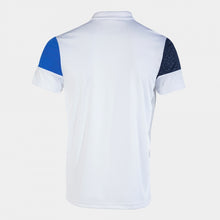 Load image into Gallery viewer, Joma Crew V Polo (White/Royal/Dark Navy)