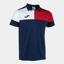 Load image into Gallery viewer, Joma Crew V Polo (Dark Navy/Red/White)