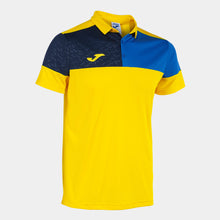Load image into Gallery viewer, Joma Crew V Polo (Yellow/Royal/Dark Navy)