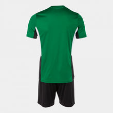 Load image into Gallery viewer, Joma Danubio II Shirt/Short Set (Green Medium/Black/White)