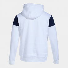 Load image into Gallery viewer, Joma Crew V Hoodie (White/Dark Navy)