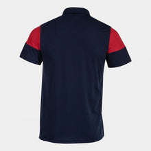 Load image into Gallery viewer, Joma Crew V Cotton Polo (Dark Navy/Red)