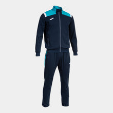 Load image into Gallery viewer, Joma Toledo Tracksuit (Dark Navy/Turquoise Fluor)