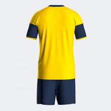 Load image into Gallery viewer, Joma Danubio III Shirt/Short Set (Yellow/Dark Navy)