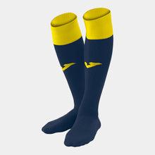 Load image into Gallery viewer, Joma Calcio 24 Sock 4 Pack (Dark Navy/Yellow)