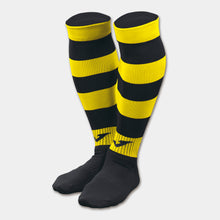 Load image into Gallery viewer, Joma Zebra II Sock 4 Pack (Black/Yellow)