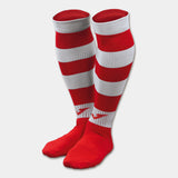 Joma Zebra II Sock 4 Pack (Red/White)