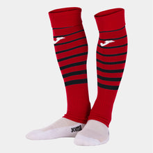Load image into Gallery viewer, Joma Premier II Cut Sock 4 Pack (Red/Black)