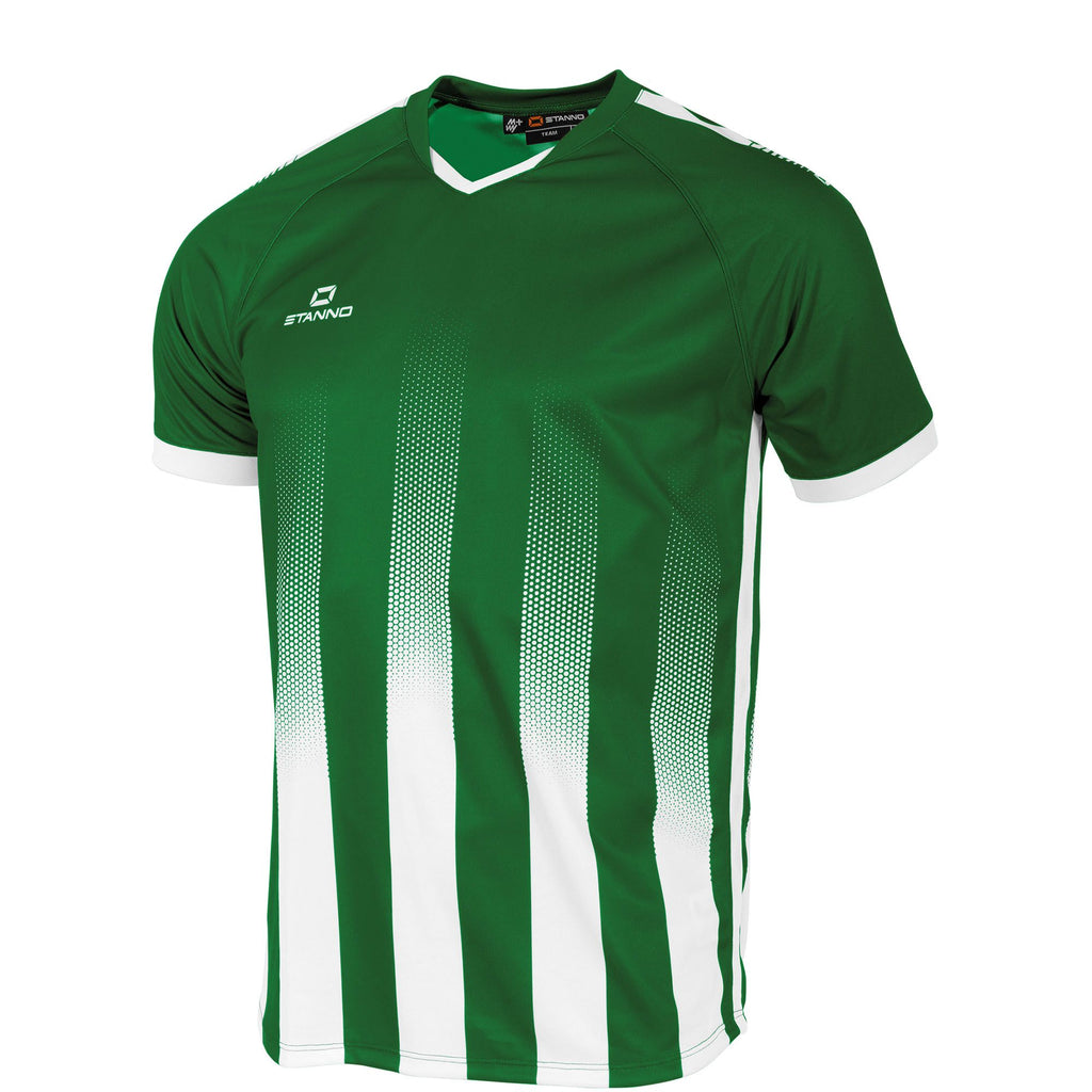 Stanno Vivid SS Football Shirt (Green/White)