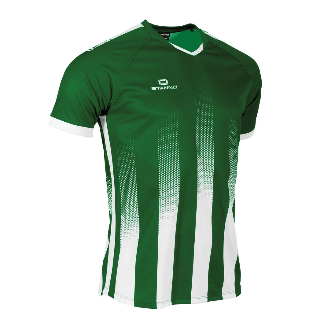 Stanno Vivid SS Football Shirt (Green/White)