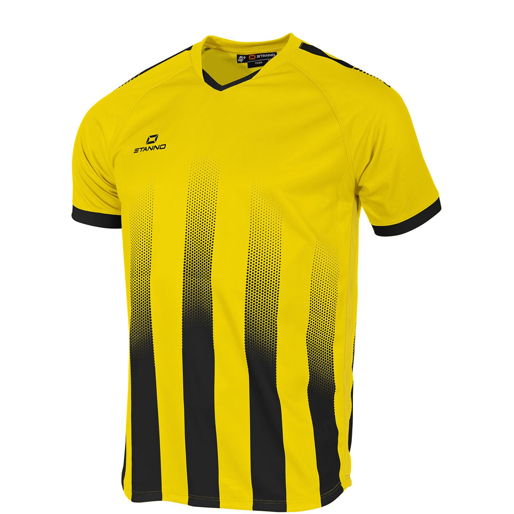 Stanno Vivid SS Football Shirt (Yellow/Black)