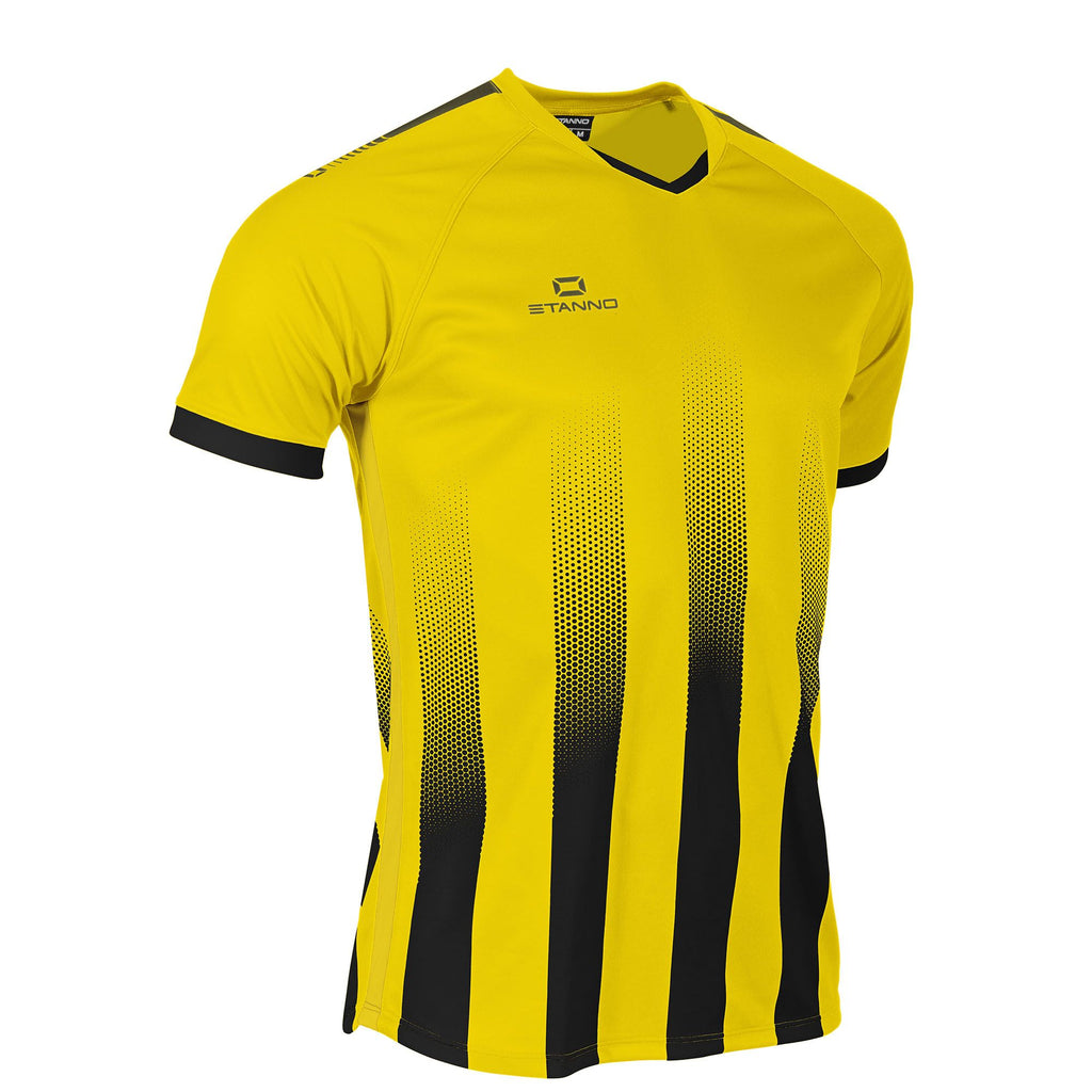 Stanno Vivid SS Football Shirt (Yellow/Black)