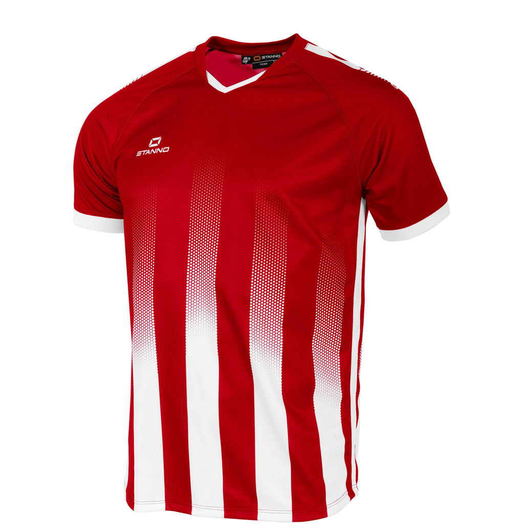 Stanno Vivid SS Football Shirt (Red/White)