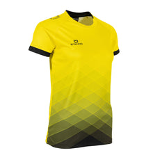 Load image into Gallery viewer, Stanno Womens Altius SS Football Shirt (Yellow/Black)