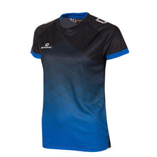 Load image into Gallery viewer, Stanno Womens Altius SS Football Shirt (Black/Royal)