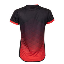 Load image into Gallery viewer, Stanno Womens Altius SS Football Shirt (Black/Red)