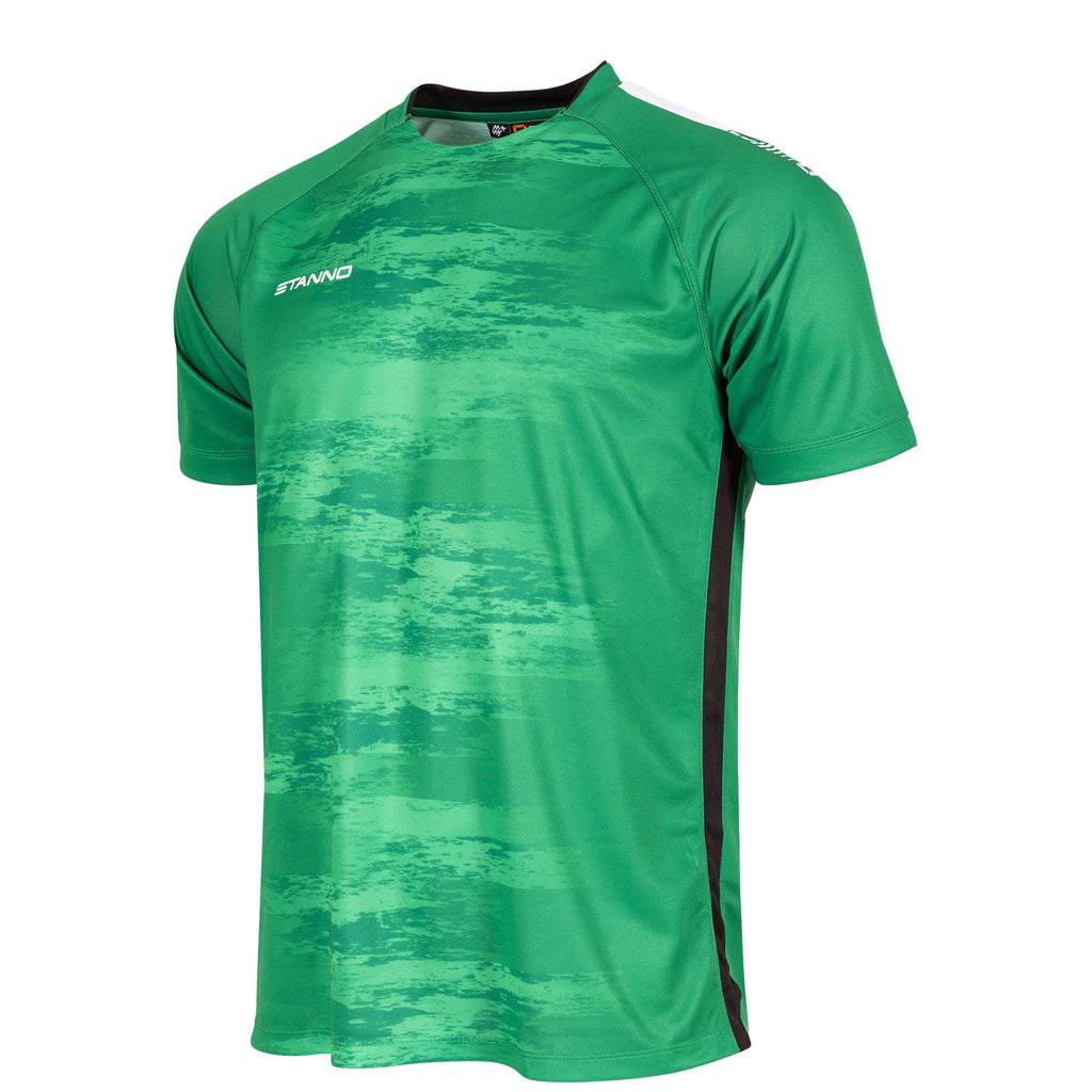 Stanno Holi II SS Football Shirt (Green/White/Black