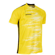 Load image into Gallery viewer, Stanno Holi II SS Football Shirt (Yellow/White/Black