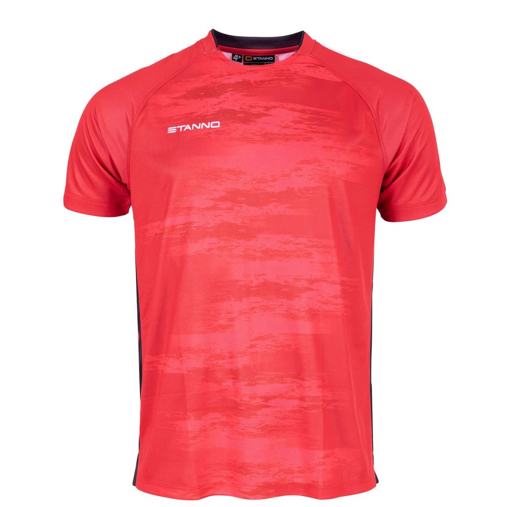 Stanno Holi II SS Football Shirt (Red/White/Black