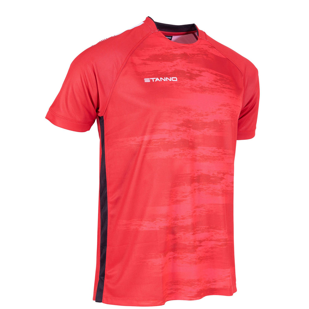Stanno Holi II SS Football Shirt (Red/White/Black