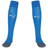 Edgeley Villa FC Puma Liga Core Football Sock (Electric Blue/White)