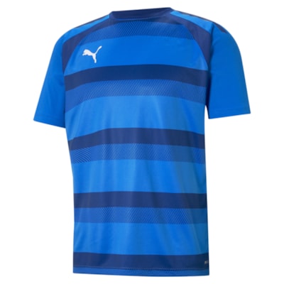 Puma Team Vision Football Shirt (Electric Blue Lemonade)