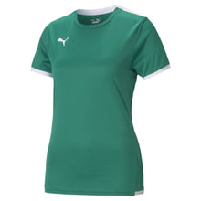 Load image into Gallery viewer, Puma Team Liga Football Shirt Women (Pepper Green/White)