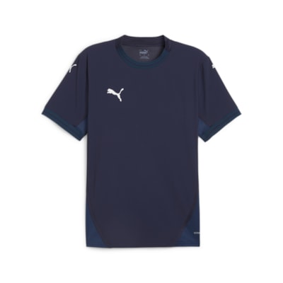 Puma teamFINAL Football Shirt (Puma Navy/Persian Blue)