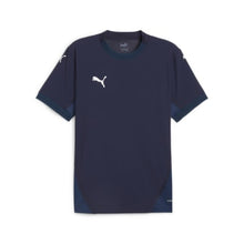 Load image into Gallery viewer, Puma teamFINAL Football Shirt (Puma Navy/Persian Blue)