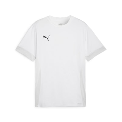 Puma Team Goal Football Shirt (White/Black/Feather Gray)