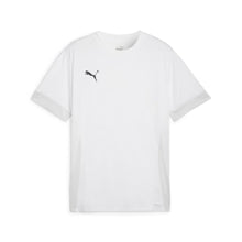 Load image into Gallery viewer, Puma Team Goal Football Shirt (White/Black/Feather Gray)