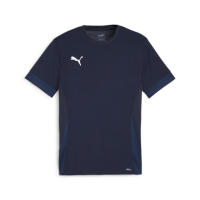 Puma Team Goal Football Shirt (Puma Navy/White/Persian Blue)
