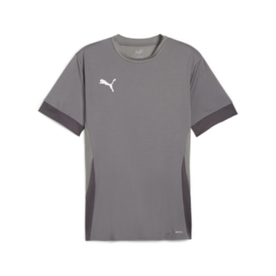 Puma Team Goal Football Shirt (Cast Iron/White/Shadow Grey)